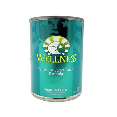 Wellness Venison and Sweet Potato Canned Dog Food Case - Dog Food at