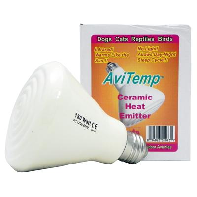 Heat Emitter on Avitech Avitemp Ceramic Heat Emitter 150 W   Bird Miscellaneous
