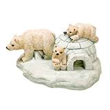 Exotic Environments Polar Bear Igloo Aquarium Ornament