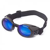 Doggles Eyeware for Dogs Black Frame / Blue Lens Small