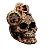 ZooMed Steampunk Skull Aquarium Ornament