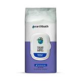 Earthbath Pet Grooming Tushy Wipes Rosemary Chamomile 72ct.