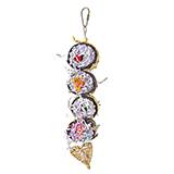 A & E Happy Beaks Cali Roll Sushi Stack Hanging Bird Toy