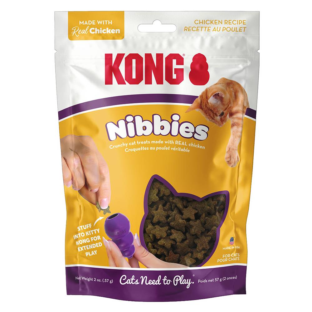 Kong Chicken Nibbies Cat Treat 2oz.