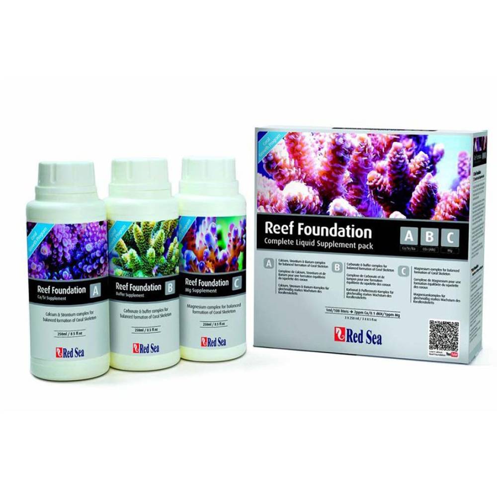 Red Sea Reef Foundation ABC Complete Liquid Supplement Pack