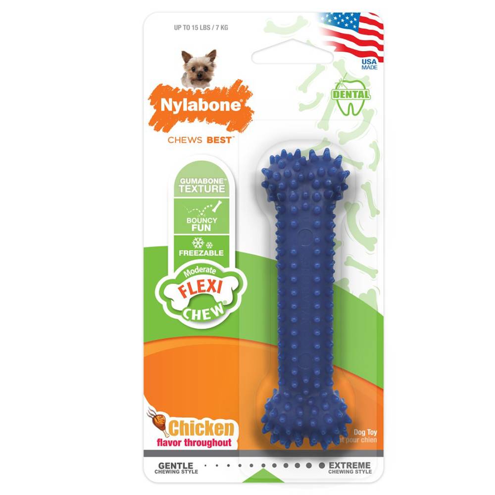 Nylabone Moderate Chew Textured Petite Size Dog Toy