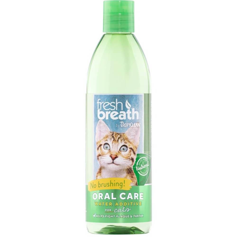 Tropiclean Fresh Breath Oral Solution for Cats 16-oz.