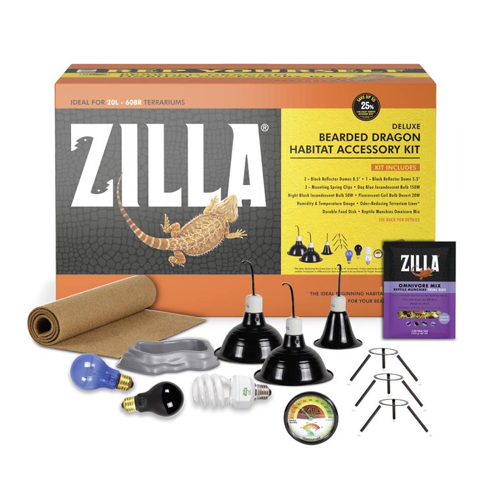 Zilla Bearded Dragon Habitat Accessory Kit