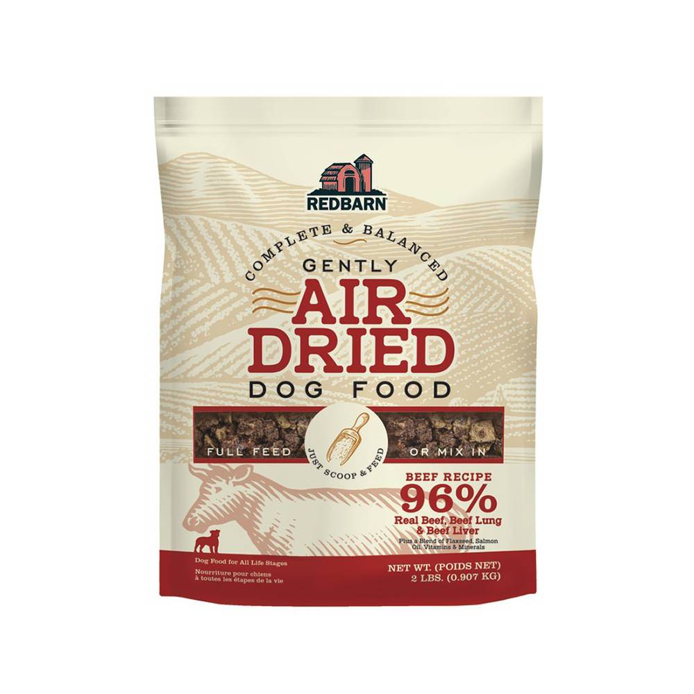 RedBarn Air Dried Beef Dog Food 2lb