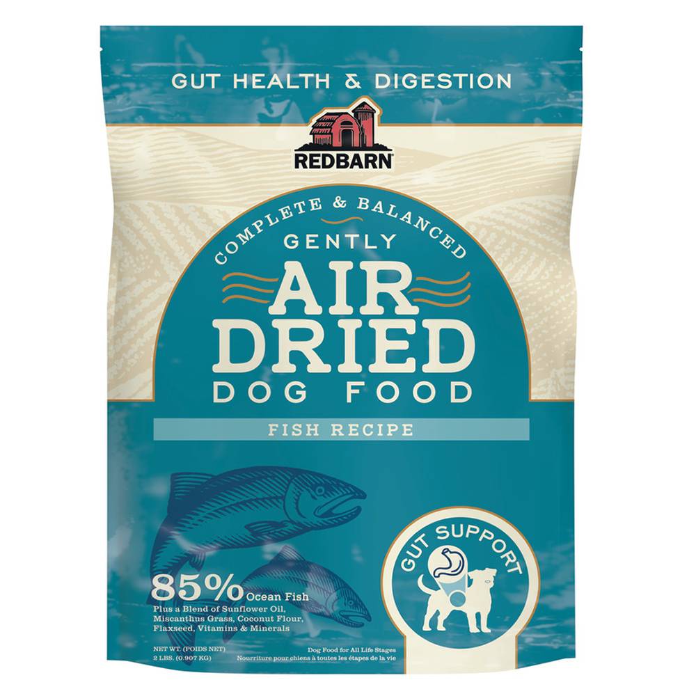 RedBarn Air Dried Gut Health Fish Dog Food 2lb