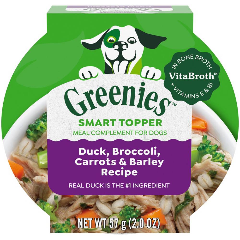 Greenies Smart Meal Topper Duck Carrot for Dogs 2oz