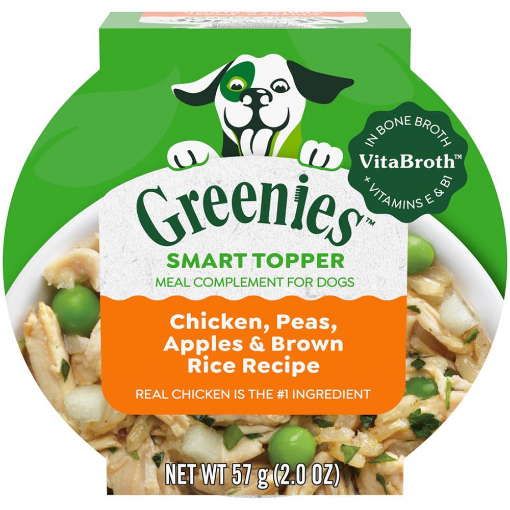 Greenies Smart Meal Topper Chicken Rice Apple for Dogs 2oz