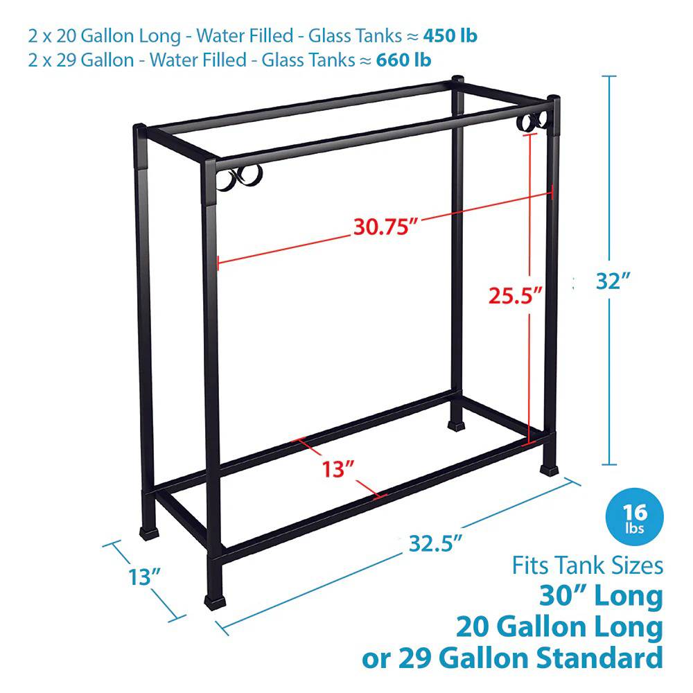 Stand Titaneze for 20lL/29 Gallon Aquariums