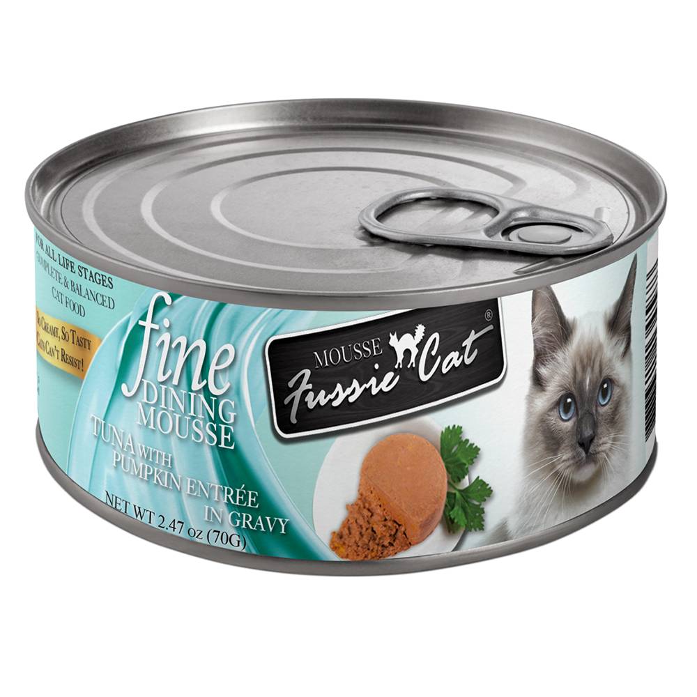 Fussie Cat Mousse Tuna and Pumpkin 2.47oz Case