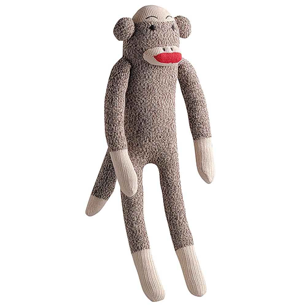 Sock Pals Monkey Dog Toy