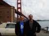 Ross and
Jonny Anderson at the Golden Gate Bridge